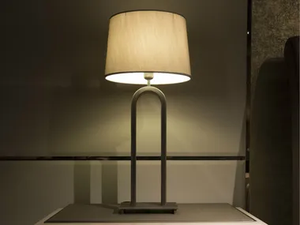 HAUSSMANN - Metal table lamp with fixed arm _ HUGUES CHEVALIER